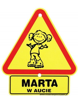 Trójkąt - "MARTA...